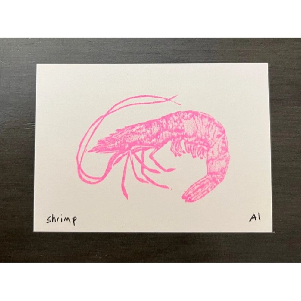 Ana Inciardi Mini Print - Shrimp